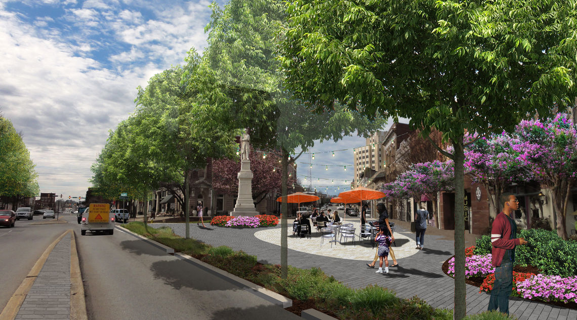 Proposed Cotton Street improvements