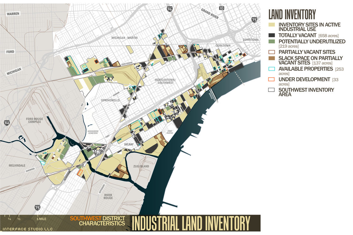 14 a developable land inventory of southwest detroit including potentially underutilized sites and slack space